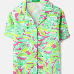 United Colors of Benetton Girls Multicolor Printed Shirt-picture-14