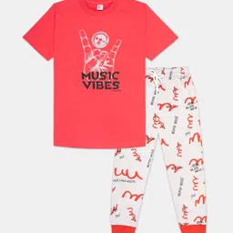 Tee Weavers Boys Printed Night suit-image-46