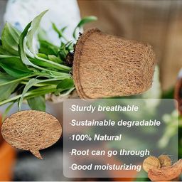 go hooked Coco Coir Pots Planters for Plants image 4