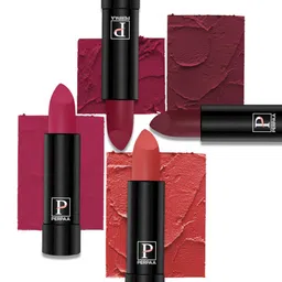 PERPAA Set Of 4 Creamy Matte Long Lasting Lipsticks 3.5g Each - 87+92+93+95-44
