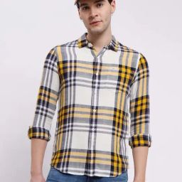 Lee Multicolor Slim Fit Check Shirt-image-24