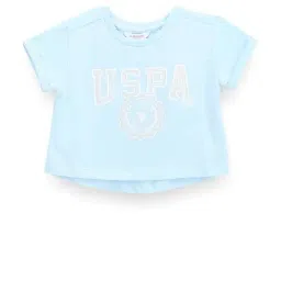 U.S. Polo Assn. Kids Blue Printed T-Shirt-picture-41