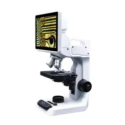 BR Biochem 1920x1200 Pixel Fluorescent Microscope Triple Nose Piece with LCD Display, BR-FM-5MM-28