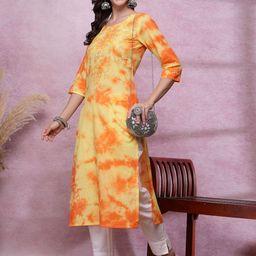 Sangria Shibori Dyed Sequinned Straight Kurta-image-18