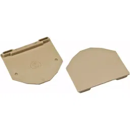 RS PRO End Cover for Use with DIN Rail Terminal Blocks, 501742-21