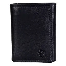 Kara Black Formal Leather Bi-Fold Wallet For Men-14