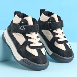 Babyoye Velcro Closure Casual Shoes - Black-image-92