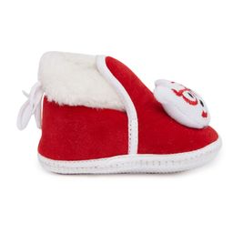 Chiu Teddy Patch Booties - Red image 3