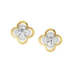 Sparkles Lab Grown Diamond 0.65 Carat Round Fashion Earrings 14K Yellow Gold-image-52