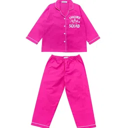 shopbloom Unisex Kids Graphic Printed Regular Night suit-picture-35
