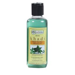 Khadi Rishikesh Neem Tea Tree Massage Oil For Relaxing Mind & Body - 210 ml-image-6