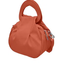 KRITVI Women Solid Structured Handheld Bag-image-51