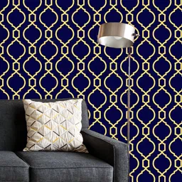 ArtzFolio Printed UV-Resistant Anti-Bacterial Abstract Arabian Pattern Peel & Stick Wallpaper-image-92