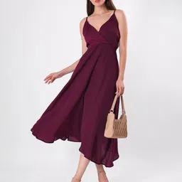 clobug Crepe Fit & Flare Midi Dress-picture-13