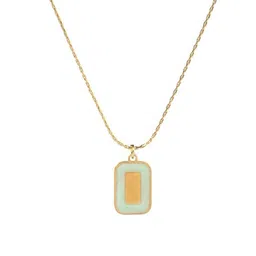 SALTY Stainless Steel Block Pendant Comes With Chain image 4