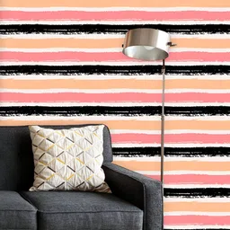 ArtzFolio Printed UV-Resistant Anti-Bacterial Brush StripesPeel & Stick Wallpaper-image-10