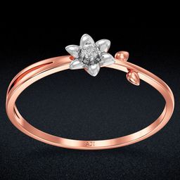Joyalukkas Women 18KT Prosper Rose Gold Diamond Ring-image-54