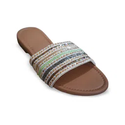 DEKA Shoes Women Open Toe Flats-11