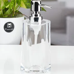 Kookee Transparent Abstract Plastic Soap Dispenser image 2