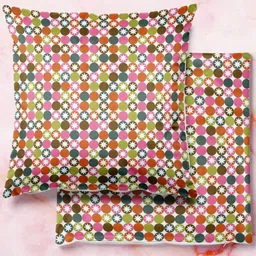 ArtzFolio Multicoloured Set of 2 Velvet Square Cushion Covers-image-11