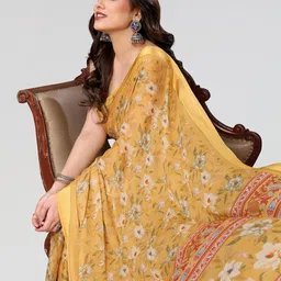Civamee Floral Satin Saree-picture-41
