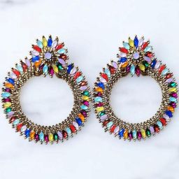 PUCHKOO Silver-Plated Metal Earrings-image-94