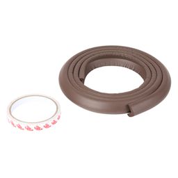 Safe-O-Kid 2 Edge Guard Strips (2 meter), L-Shaped, Dark Brown-image-5