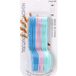 Baby Feeding Spoons Pack of 12 (Colour May Vary)-image-13