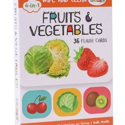 Kyds Play Flash Cards of Fruits & Vegetables White - 36 Flash Cards-17