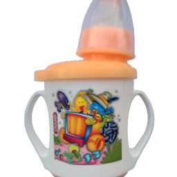 Enorme Twin Handle Sipper Animal Print Orange - 175 ml-20