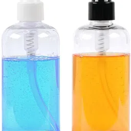 pharcos 2 PCS Refillable Shampoo and Conditioner Bottles with Pump 10oz (300ml). 300 ml Bottle image 2