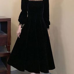Mast & Harbour Puff Sleeve Fit & Flare Midi Dress-image-23