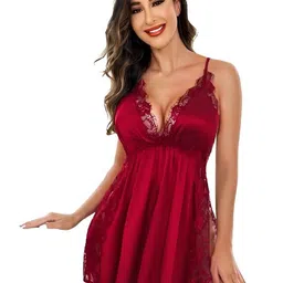 Ucollection Self Designed Baby-Doll Nightdress-picture-1