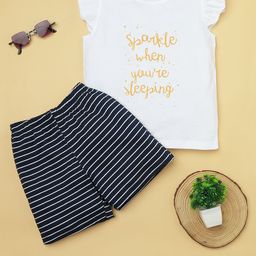 RAINE AND JAINE Girls Printed Night suit-image-86