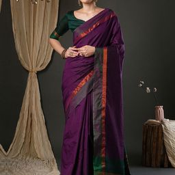 IndianRang Zari Saree with Unstitched Blouse-picture-12