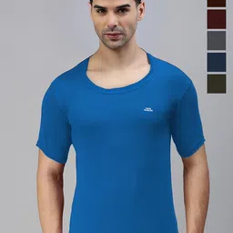 LUX PARKER Pack Of 6 Round Neck Combed Cotton Ultrasoft Vests LUX_PARKER_COL_RNS_6PC-image-67