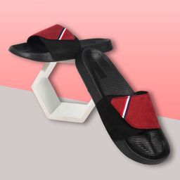 PERY PAO Men Colourblocked Sliders-picture-58