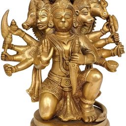 Navyaksh Gold-Toned Religious Figurine Showpiece-image-68