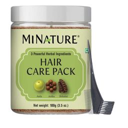 MINATURE Hair Care Pack With Amla & Shikakai - 100 g-15