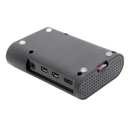 Raspberry Pi 4 ABS Black Case with Fan image 3