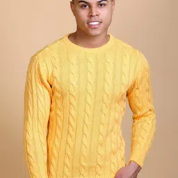 Dzant Men Cable Knit Pullover-image-23