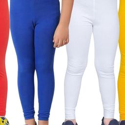 Tik Tok WEARS Girls Red Churidar Length Leggings-picture-48