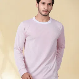 Divra Clothing Men Striped Regular Fit T-shirt-image-34