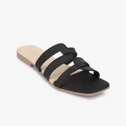 Mast & Harbour Women Colourblocked Open Toe Flats-image-92