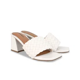 BRISKERS Women Solid Party Block Regular Sandals-6