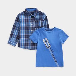 mothercare Boys Opaque Casual Shirt-image-43