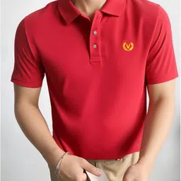MACK JONNEY Men Polo Collar Pockets T-shirt-image-56