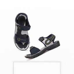 PENNEN Boys Blue Synthetic Slip-On Comfort Sandals-picture-2