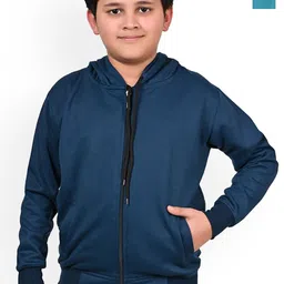 BAESD Boys Pack of 2 Hooded Solid Lightweight Bomber Jackets-picture-43