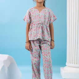 SANSKRUTIHOMES Girls Printed Night suit-image-55